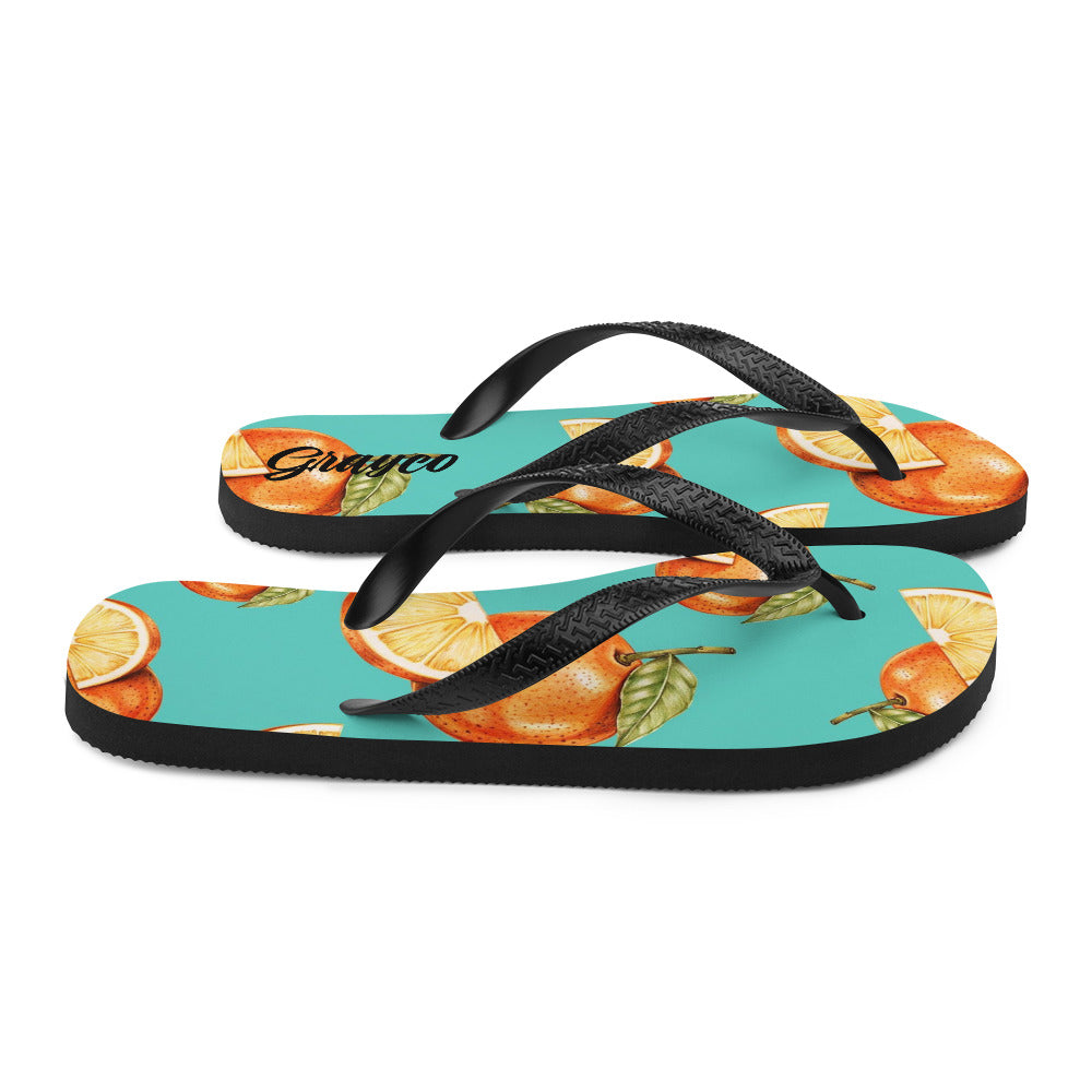 FL Oranges Flip-Flops